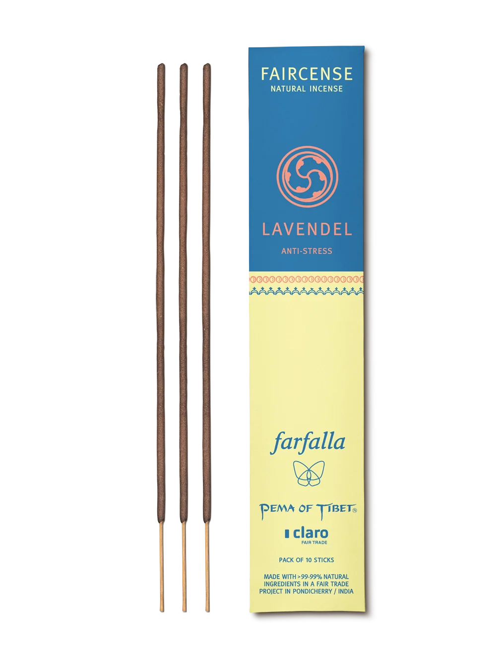 Räucherstäbchen Lavendel / Anti-Stress Faircense