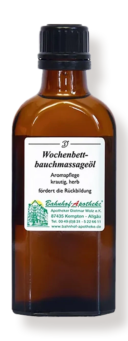 Wochenbettbauchmassageöl Bahnhof-Apotheke Kempten