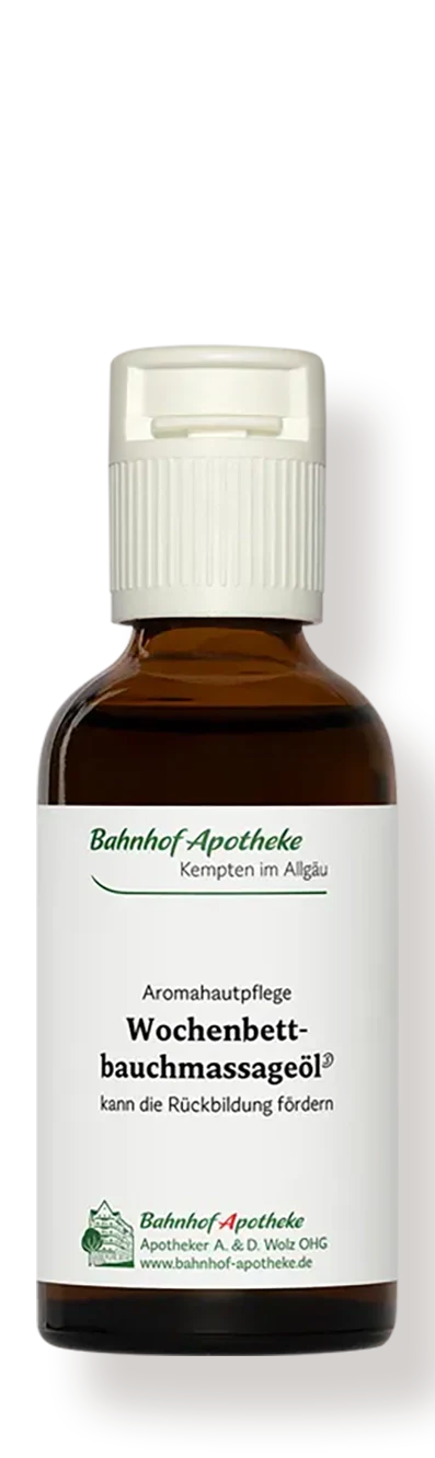 Wochenbettbauchmassageöl Bahnhof-Apotheke Kempten